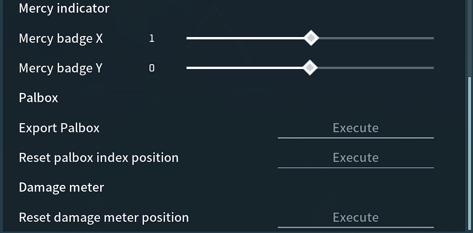 PerfProbe V4 mercy position, Palbox export, and panel position reset controls